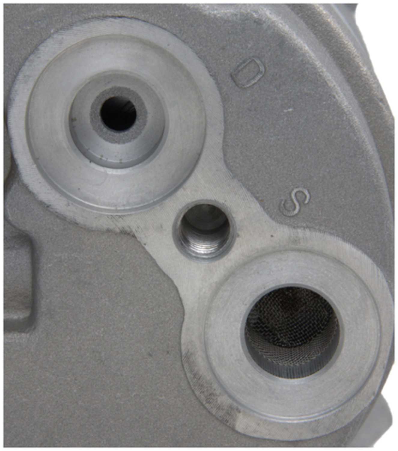 Connector View of A/C Compressor FOUR SEASONS 58987