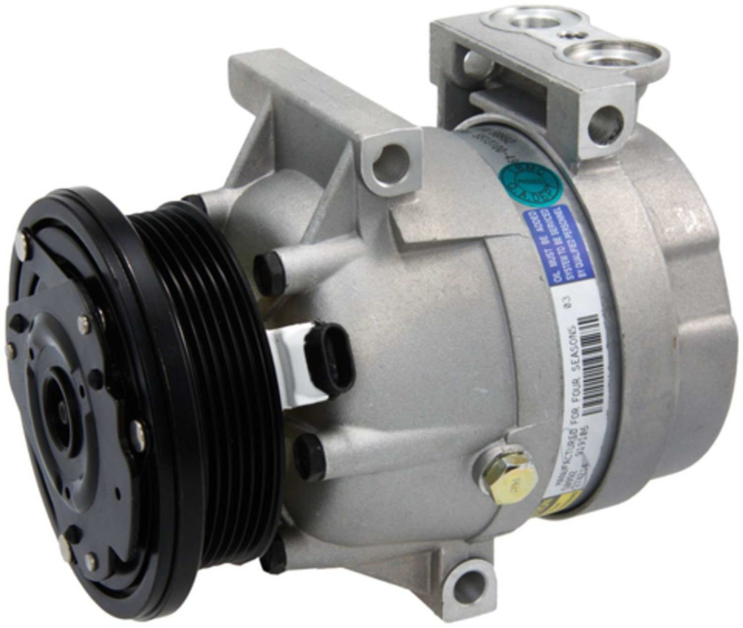 Angle View of A/C Compressor FOUR SEASONS 58992