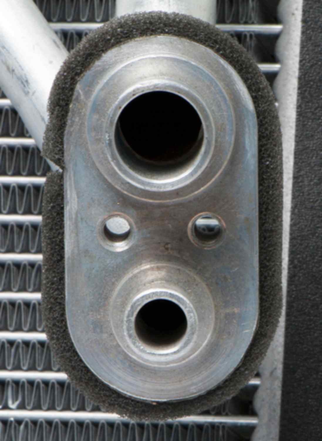 Connector View of A/C Evaporator Core FOUR SEASONS 64032