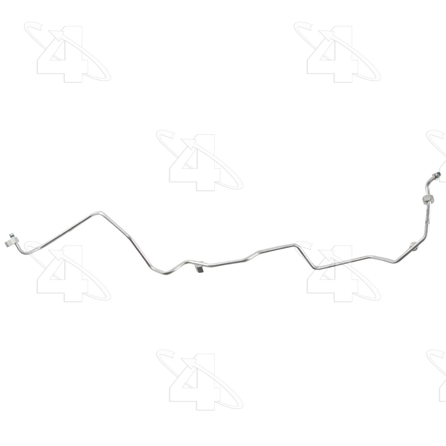 Front View of A/C Refrigerant Liquid Hose FOUR SEASONS 65691