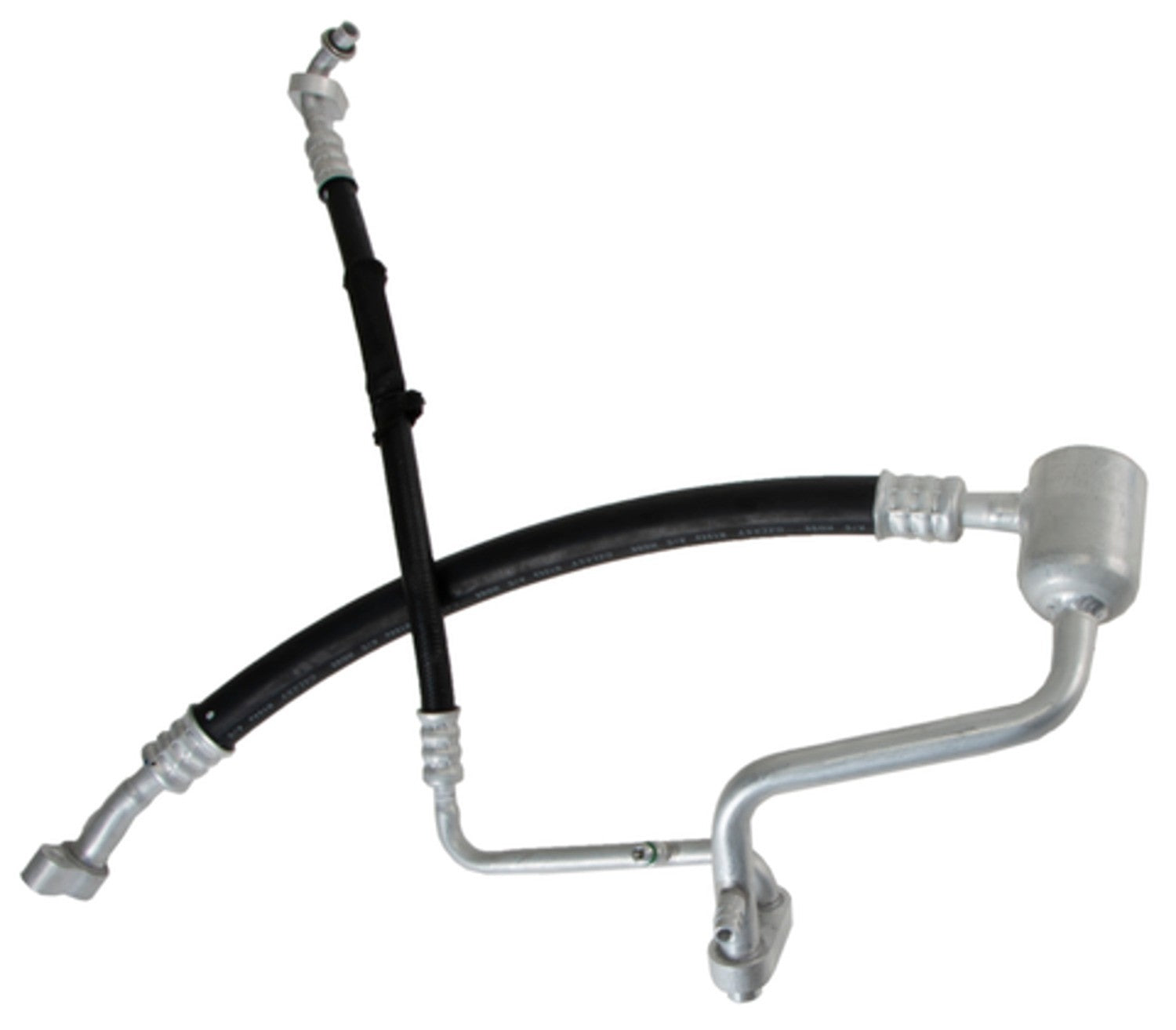 Angle View of A/C Refrigerant Discharge / Suction Hose Assembly FOUR SEASONS 66051