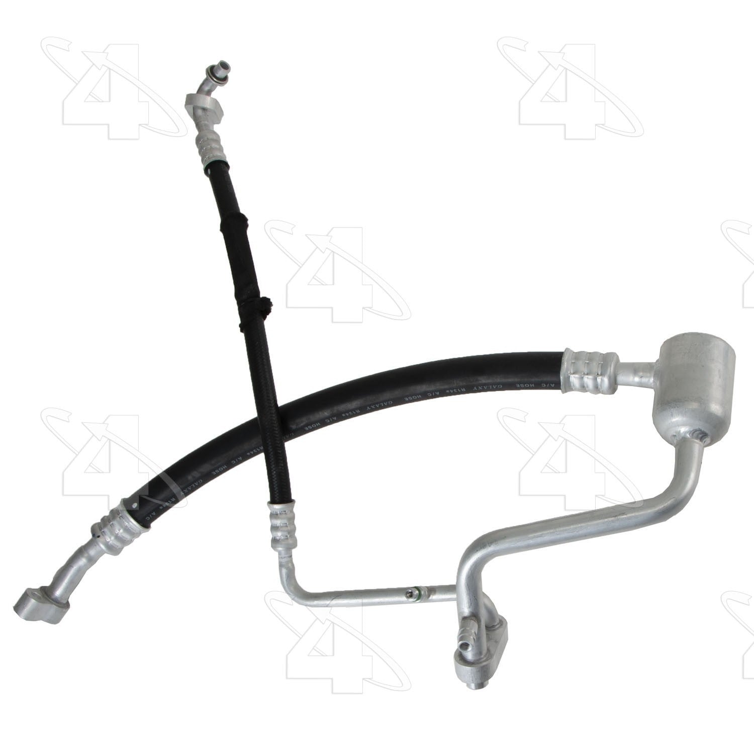 Front View of A/C Refrigerant Discharge / Suction Hose Assembly FOUR SEASONS 66051