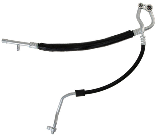 Angle View of A/C Refrigerant Discharge / Suction Hose Assembly FOUR SEASONS 66070