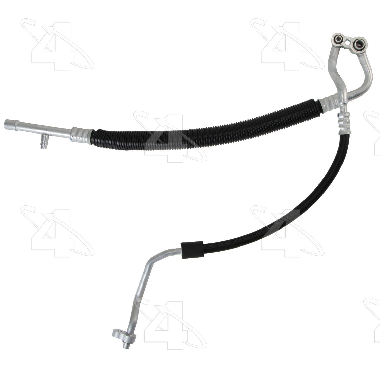 Front View of A/C Refrigerant Discharge / Suction Hose Assembly FOUR SEASONS 66070