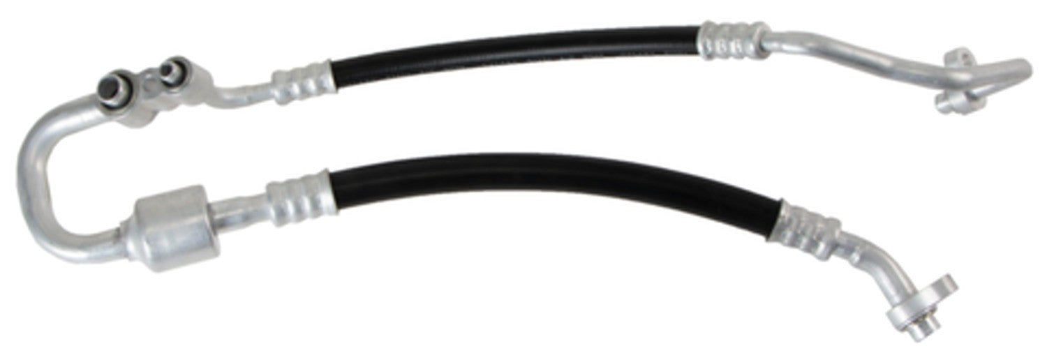 Angle View of A/C Refrigerant Discharge / Suction Hose Assembly FOUR SEASONS 66071