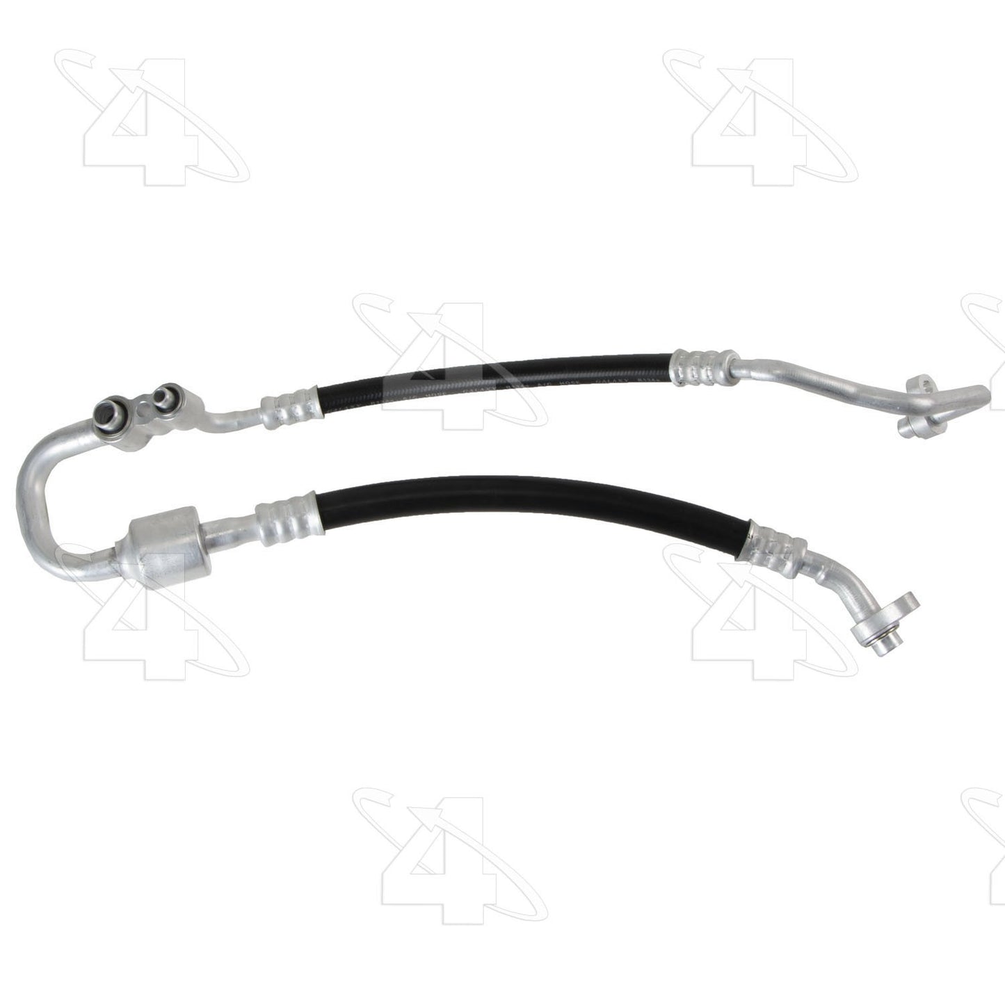 Front View of A/C Refrigerant Discharge / Suction Hose Assembly FOUR SEASONS 66071