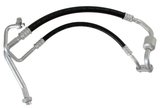 Angle View of A/C Refrigerant Discharge / Suction Hose Assembly FOUR SEASONS 66072