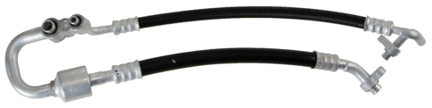 Angle View of A/C Refrigerant Discharge / Suction Hose Assembly FOUR SEASONS 66073