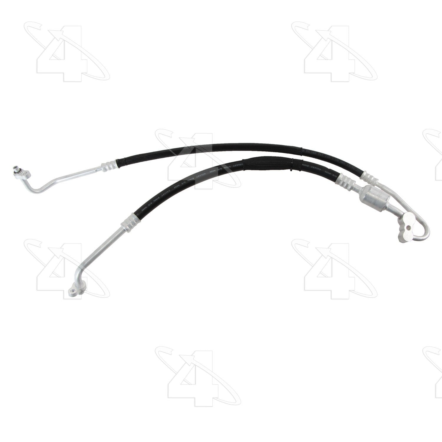 Front View of A/C Refrigerant Discharge / Suction Hose Assembly FOUR SEASONS 66081