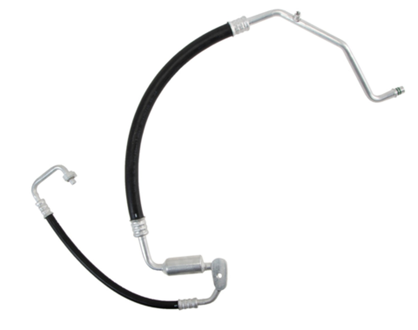 Angle View of A/C Refrigerant Discharge / Suction Hose Assembly FOUR SEASONS 66087