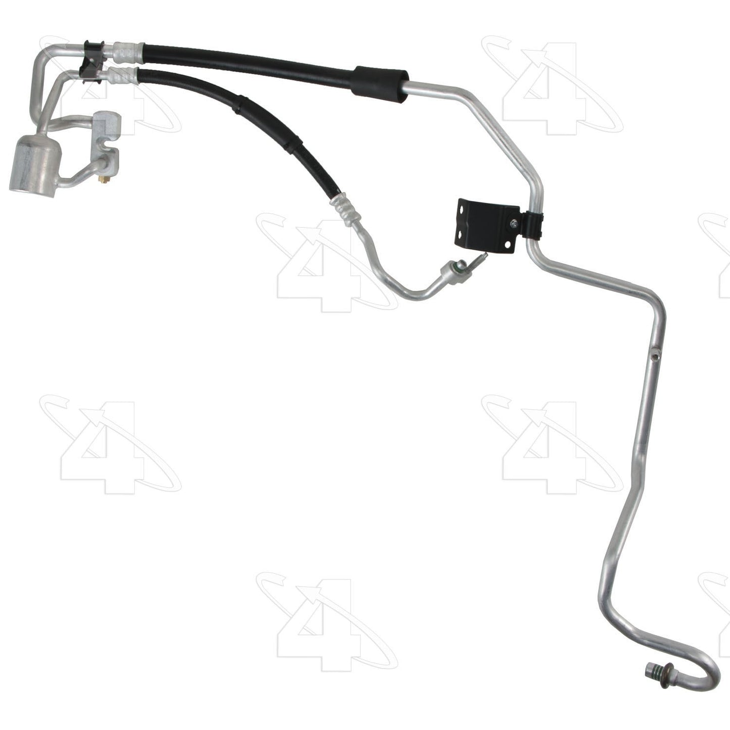 Front View of A/C Refrigerant Discharge / Suction Hose Assembly FOUR SEASONS 66102