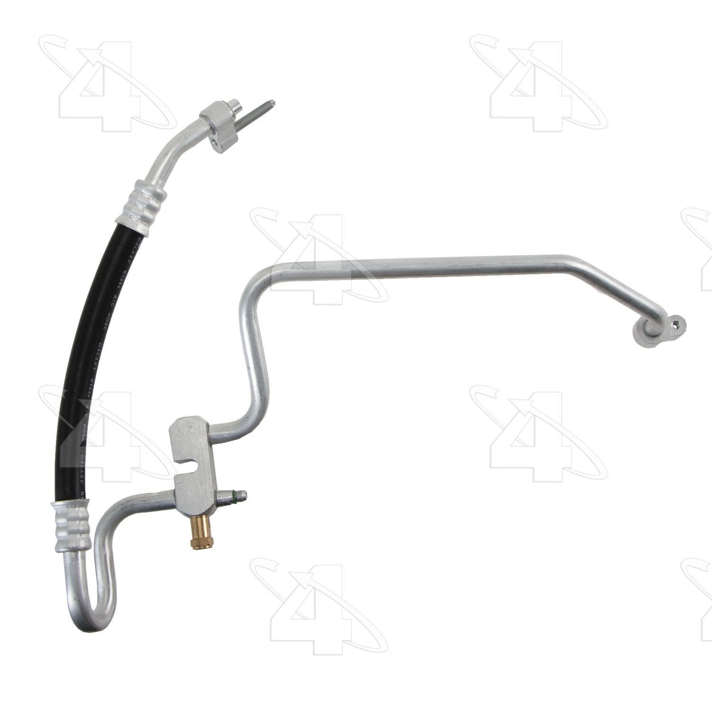 Front View of A/C Refrigerant Discharge / Suction Hose Assembly FOUR SEASONS 66110