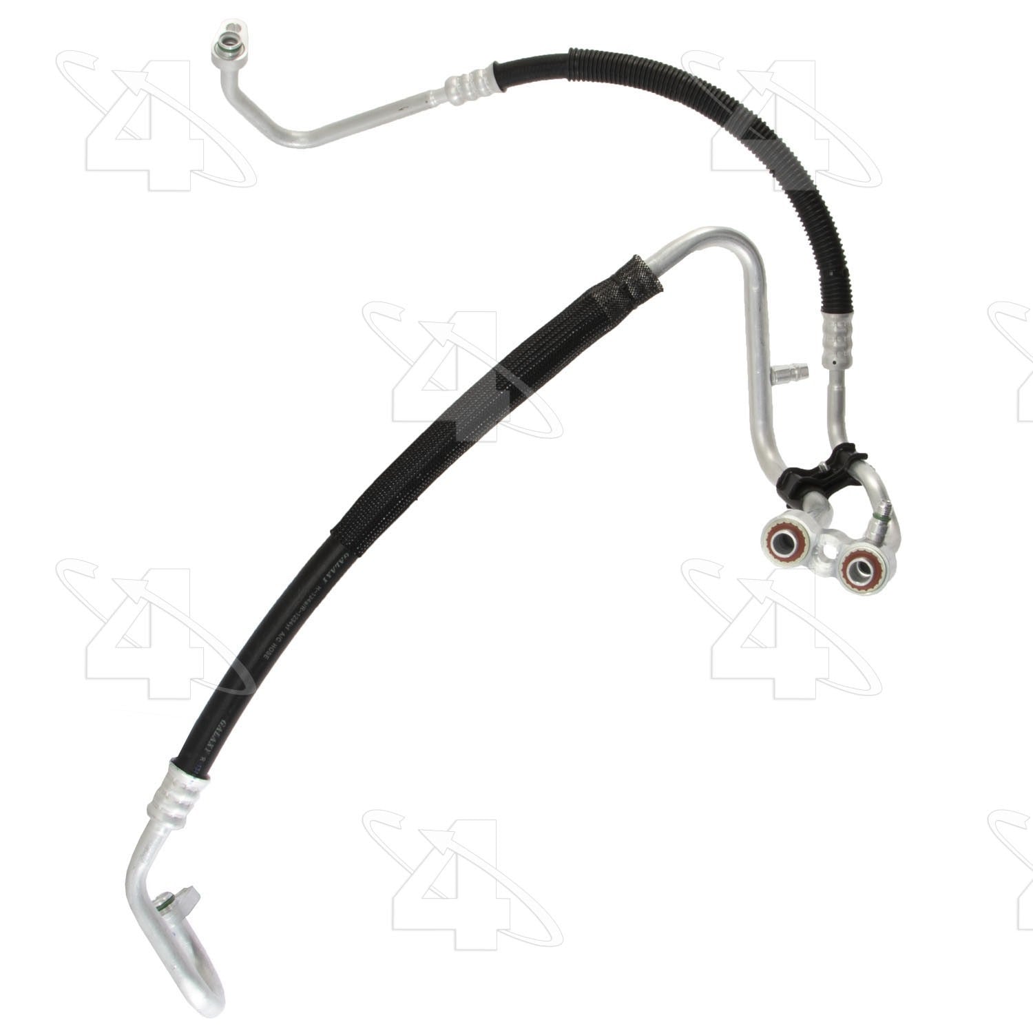 Front View of A/C Refrigerant Discharge / Suction Hose Assembly FOUR SEASONS 66147