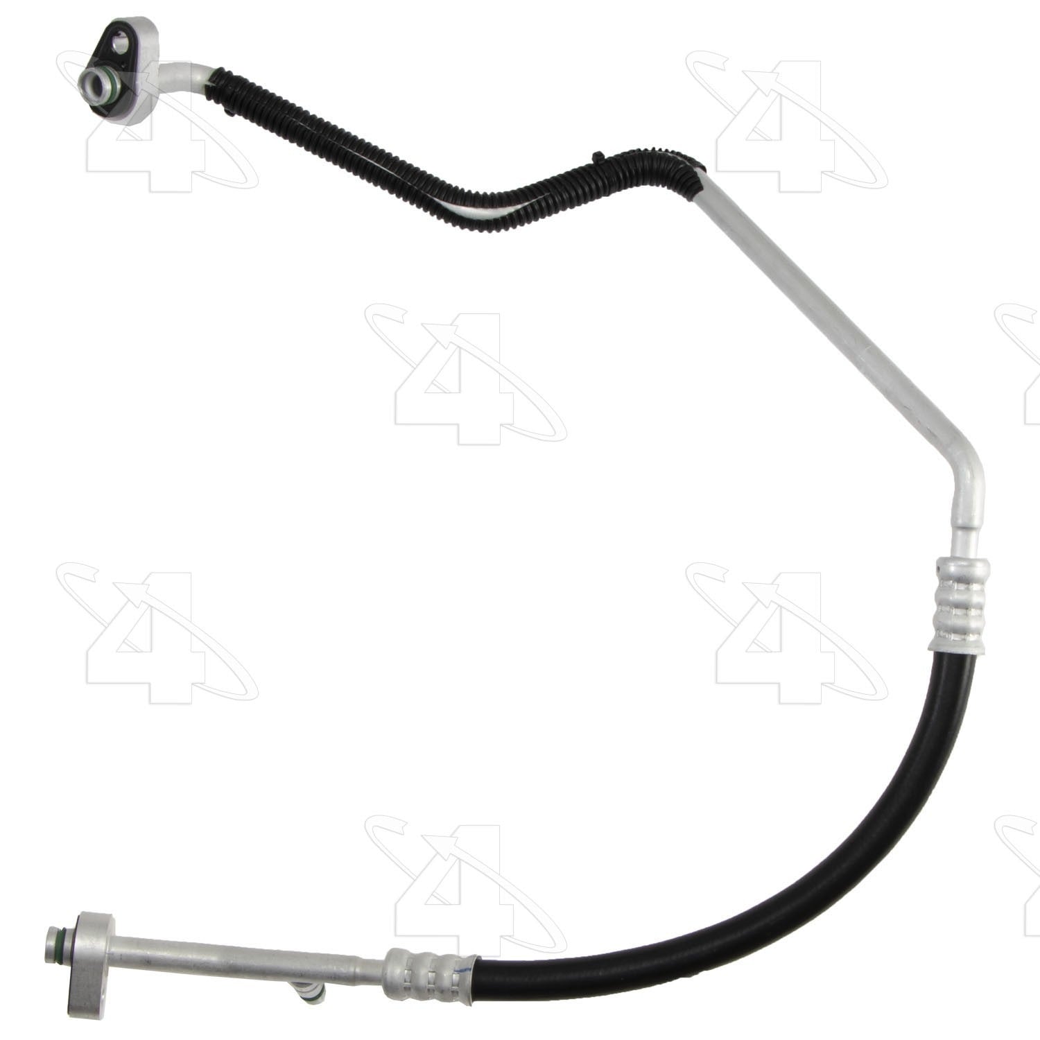 Front View of A/C Refrigerant Discharge Hose FOUR SEASONS 66154