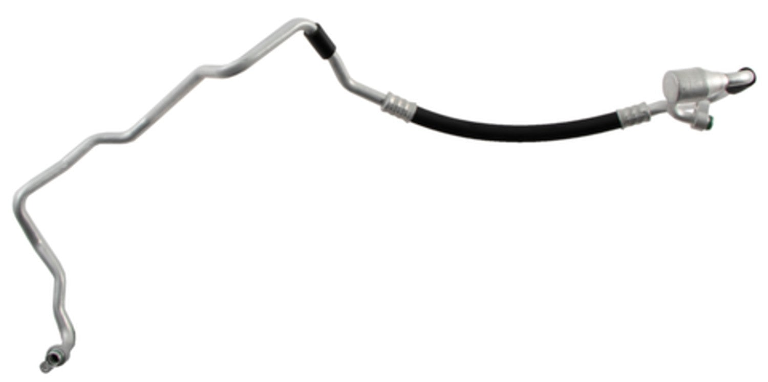 Angle View of A/C Refrigerant Suction Hose FOUR SEASONS 66377