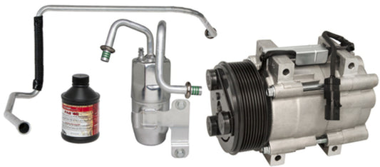 Angle View of A/C Compressor and Component Kit FOUR SEASONS 6918NK