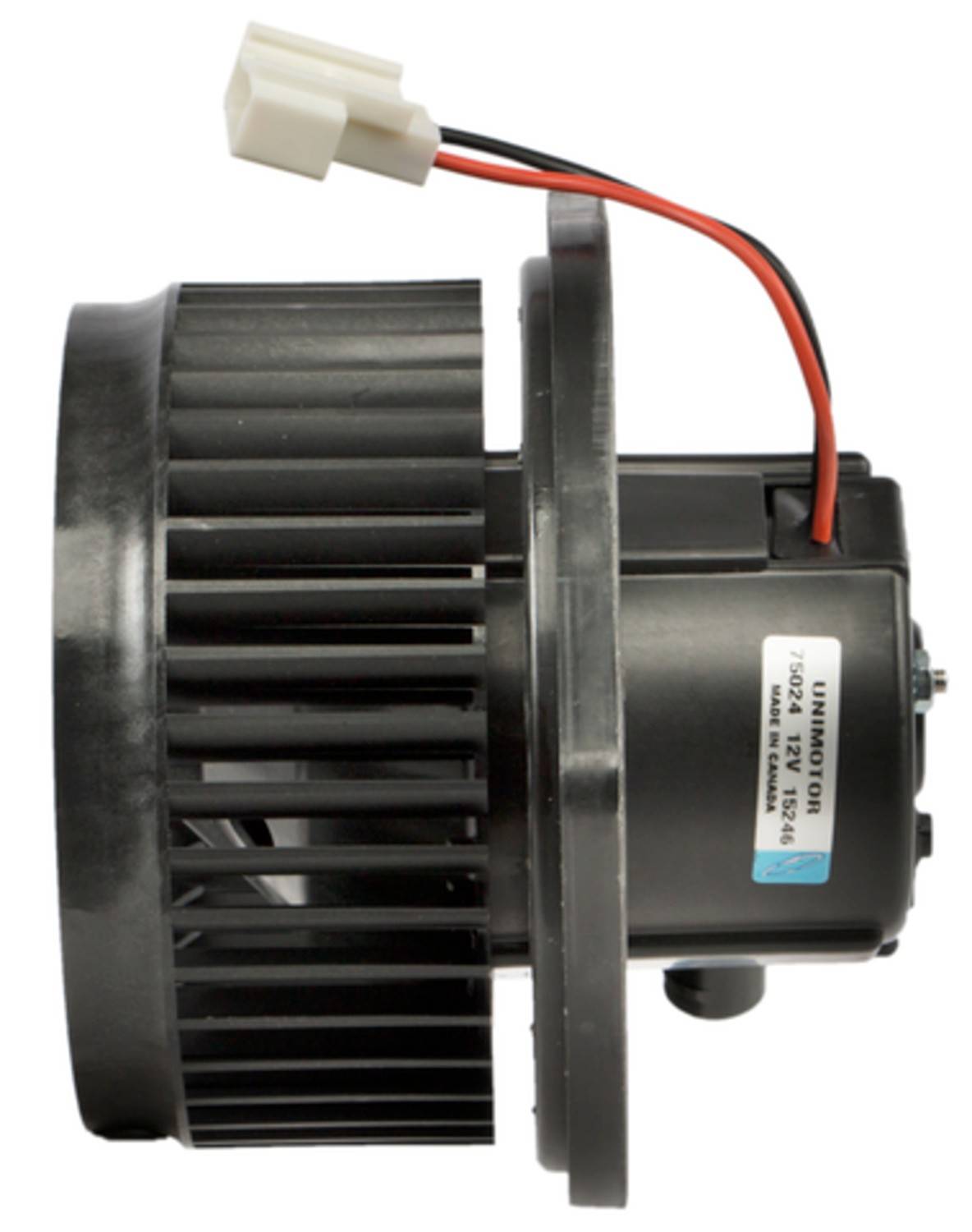 Left View of HVAC Blower Motor FOUR SEASONS 75024