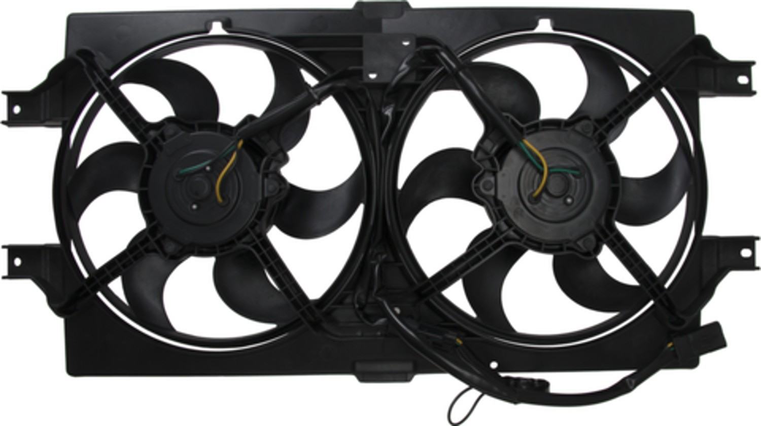 Back View of Dual Radiator and Condenser Fan Assembly FOUR SEASONS 75203