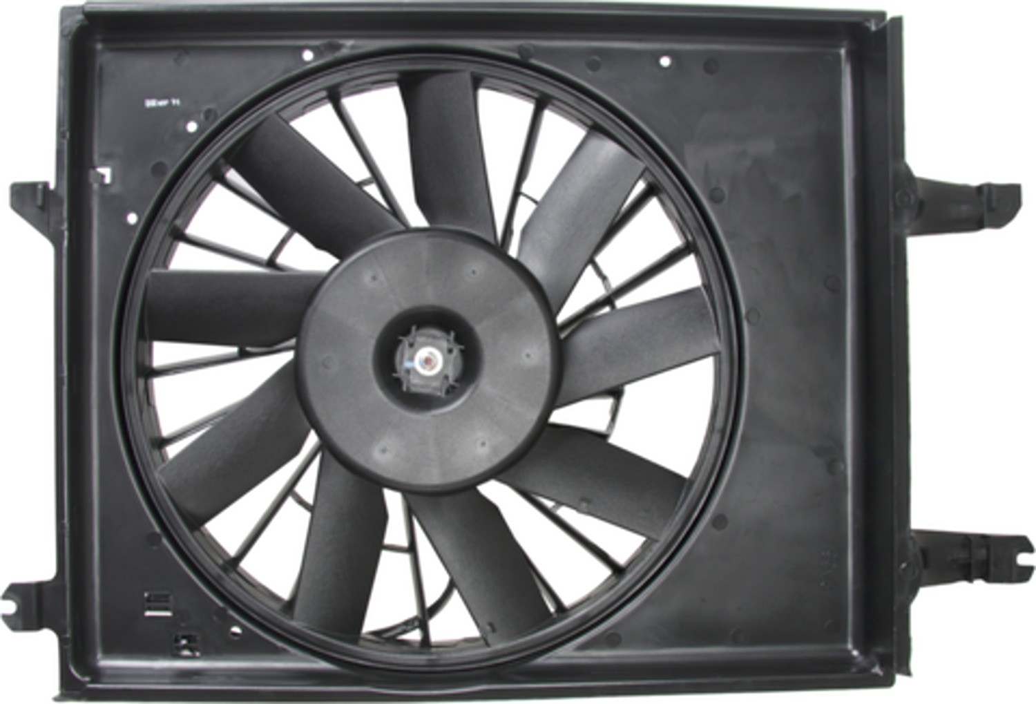 Front View of Engine Cooling Fan Assembly FOUR SEASONS 75217