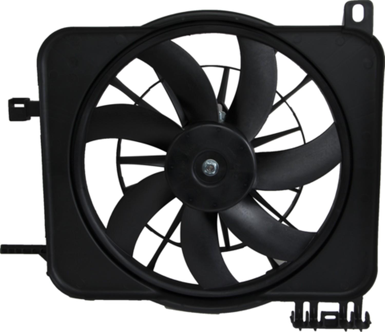 Back View of Engine Cooling Fan Assembly FOUR SEASONS 75234