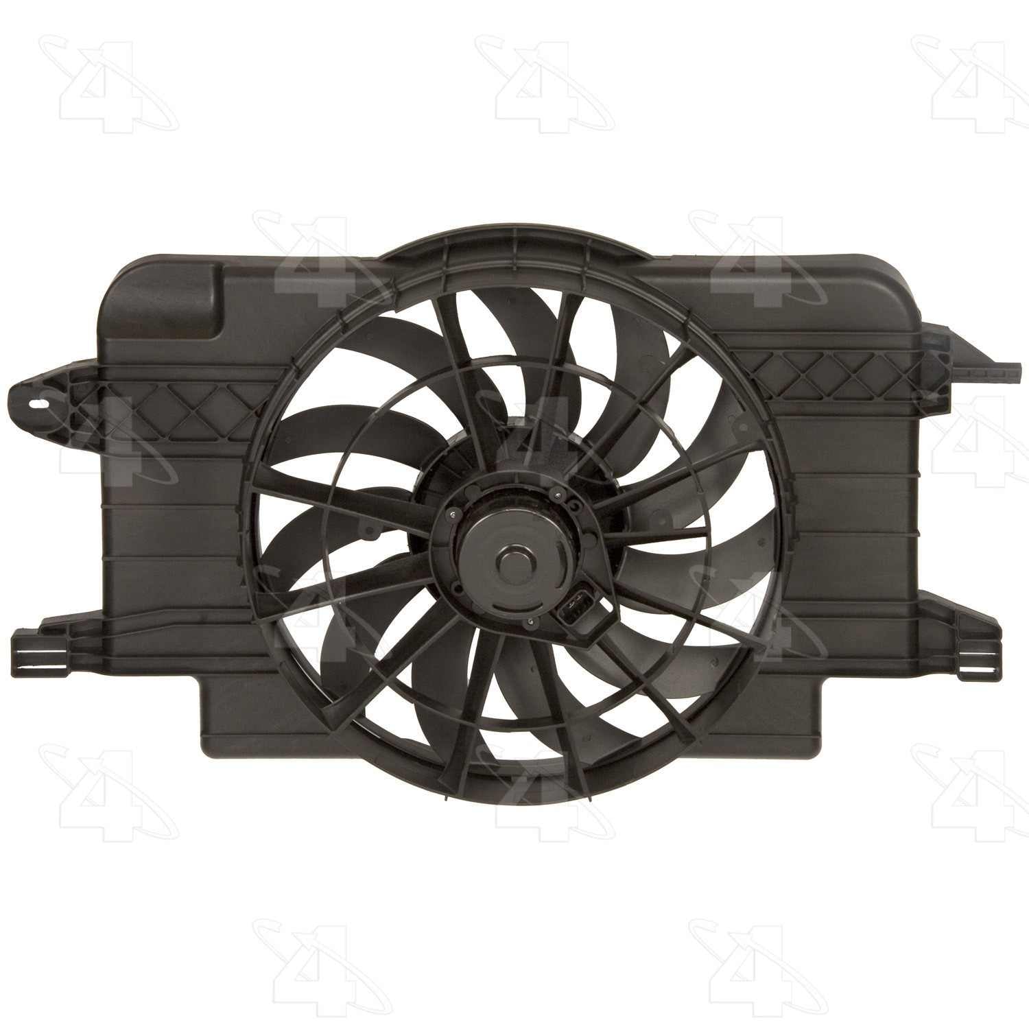 Front View of Engine Cooling Fan Assembly FOUR SEASONS 75235