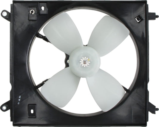 Angle View of Left Engine Cooling Fan Assembly FOUR SEASONS 75289