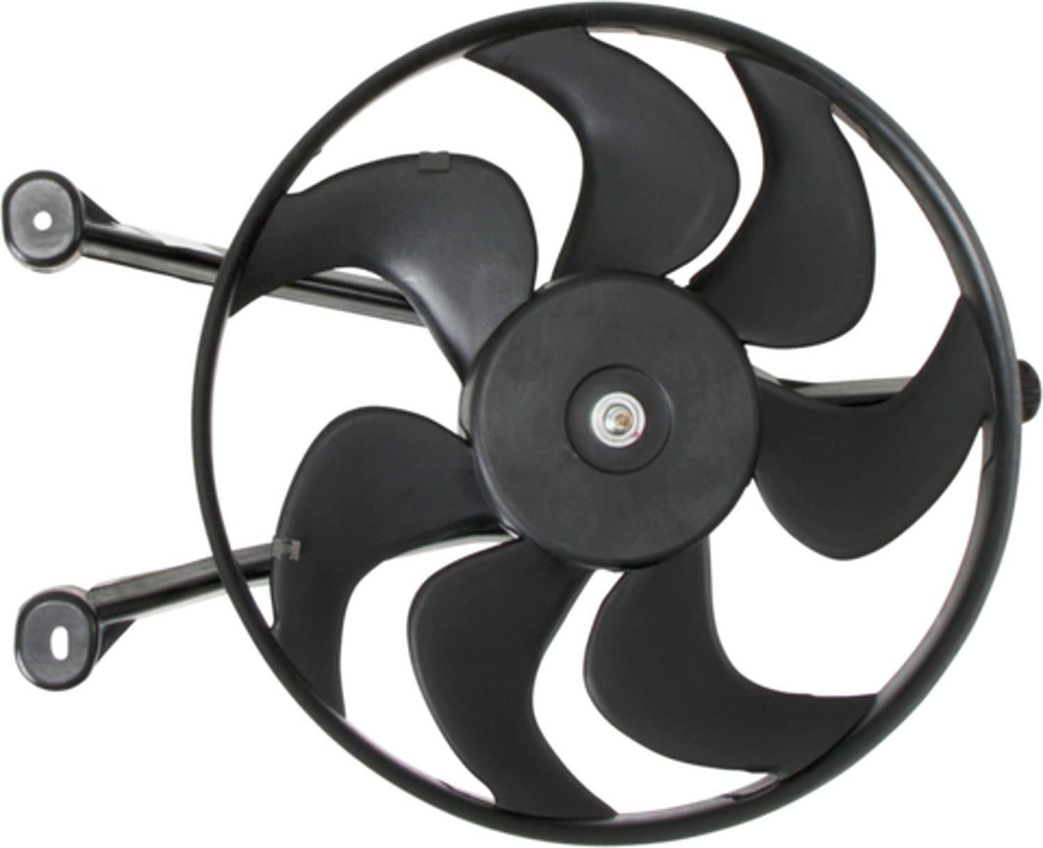 Angle View of Left Engine Cooling Fan Assembly FOUR SEASONS 75295