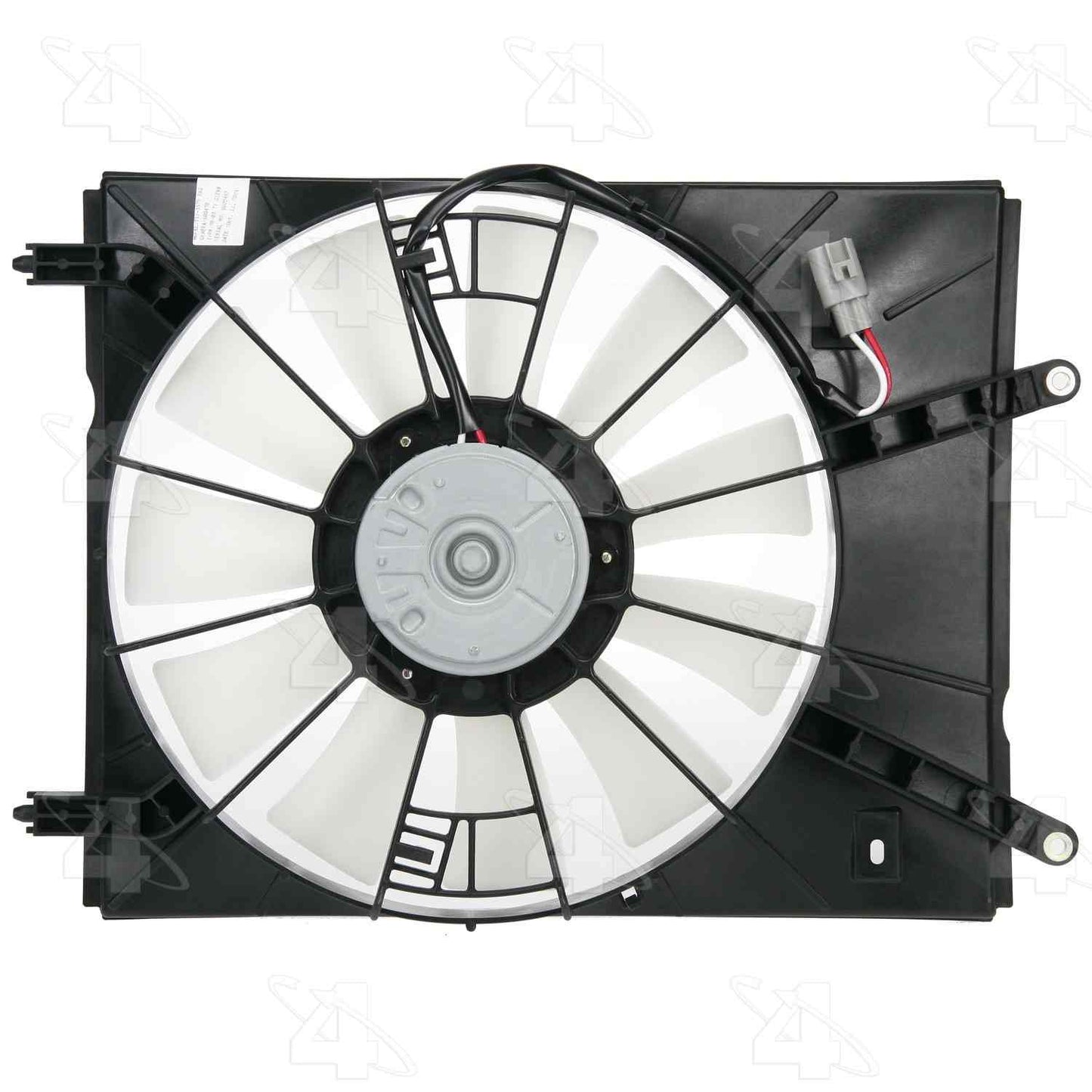 Front View of Engine Cooling Fan Assembly FOUR SEASONS 75302