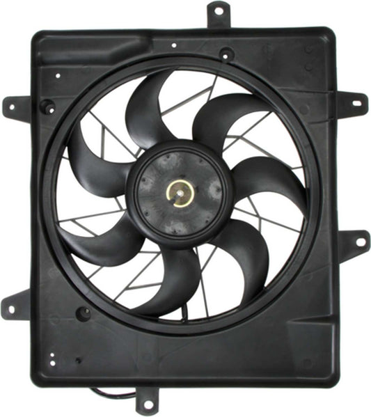 Angle View of Engine Cooling Fan Assembly FOUR SEASONS 75308