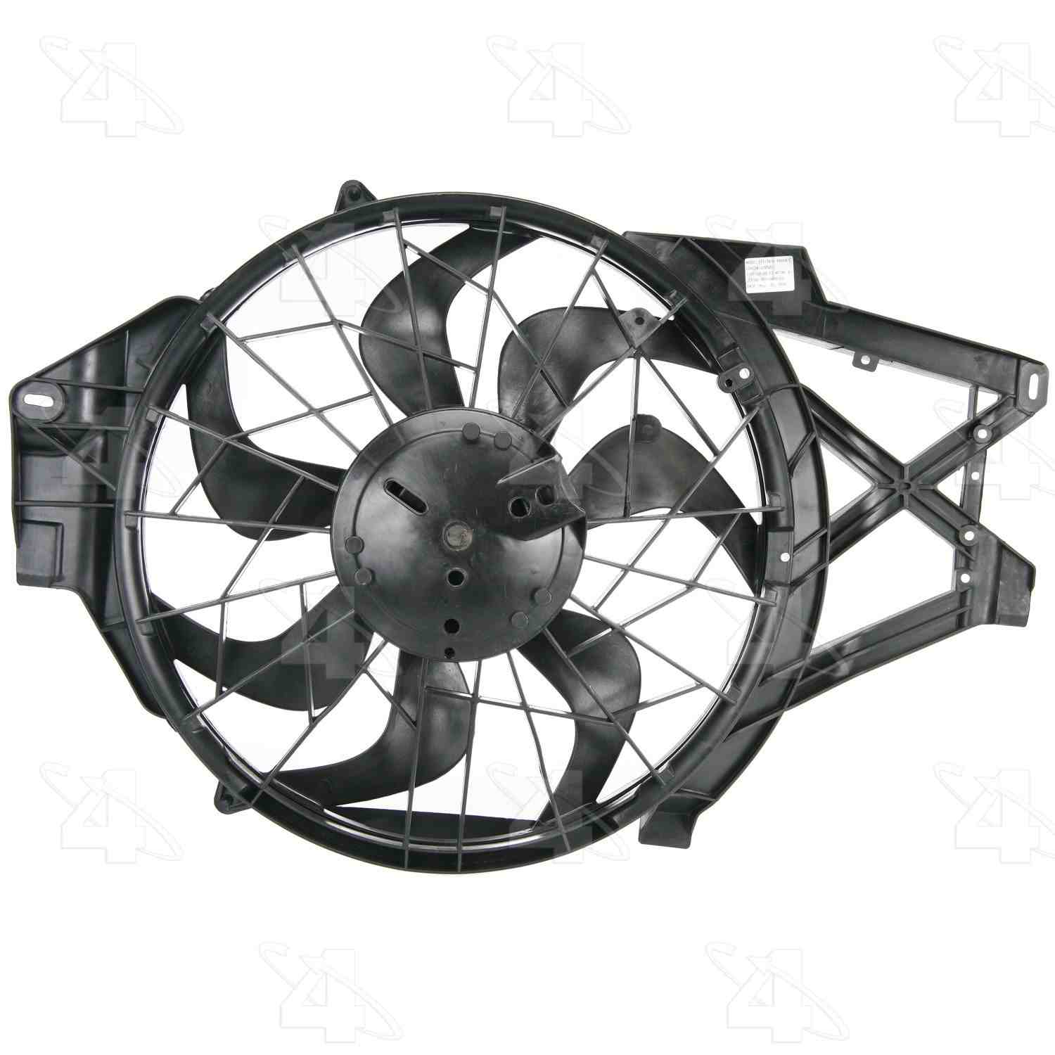 Front View of Engine Cooling Fan Assembly FOUR SEASONS 75318