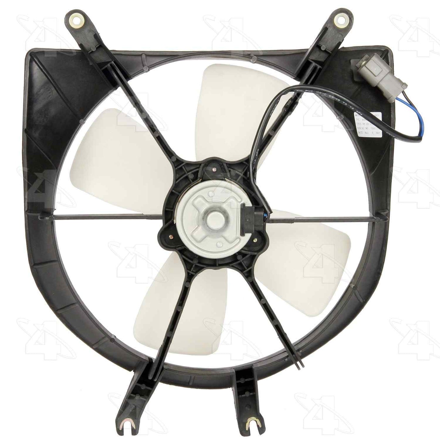 Front View of Engine Cooling Fan Assembly FOUR SEASONS 75338