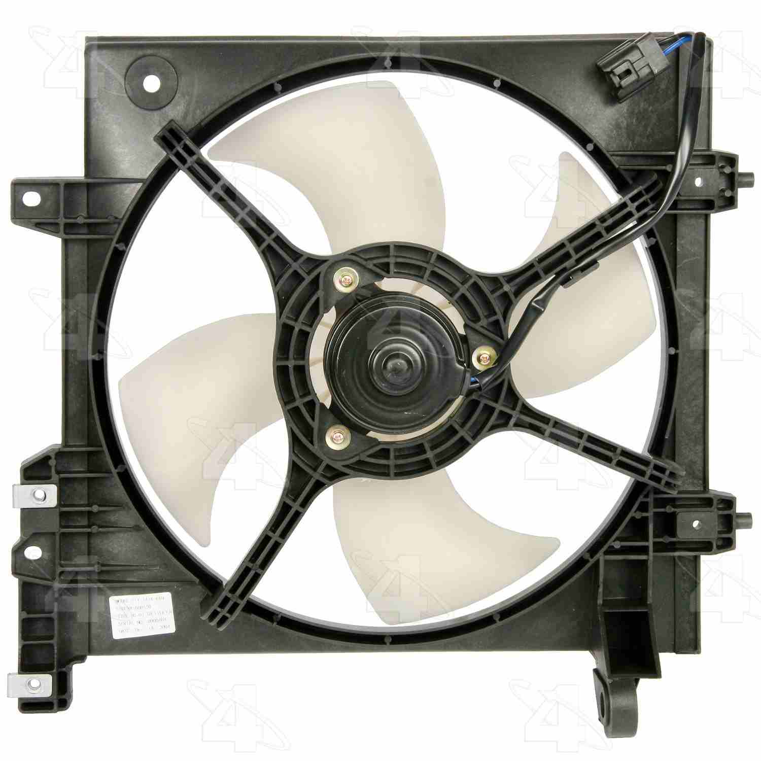 Front View of Engine Cooling Fan Assembly FOUR SEASONS 75341