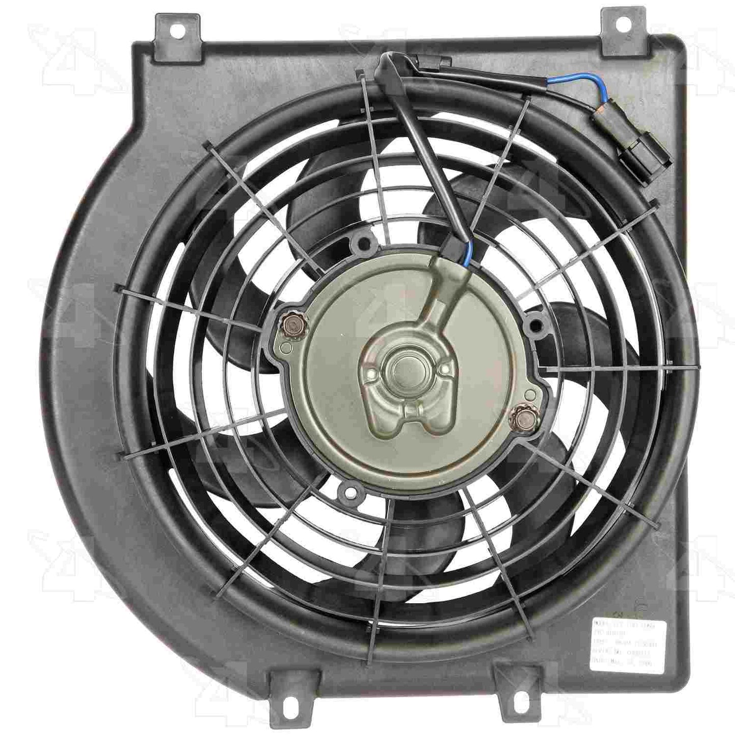 Front View of A/C Condenser Fan Assembly FOUR SEASONS 75379