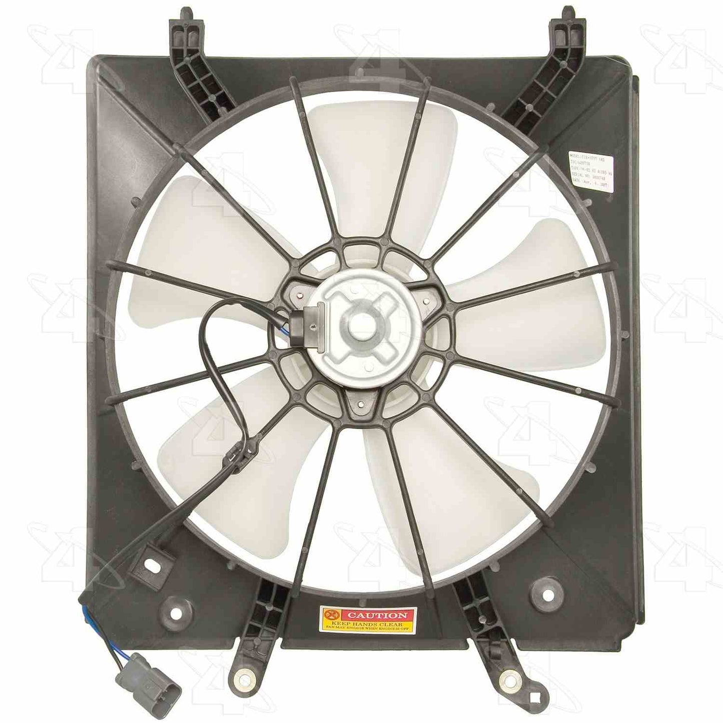 Front View of Engine Cooling Fan Assembly FOUR SEASONS 75534