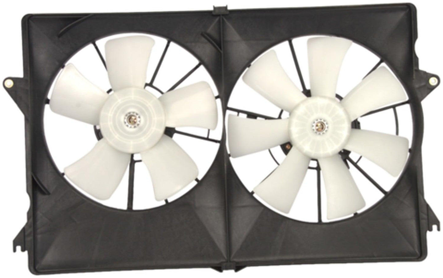 Back View of Dual Radiator and Condenser Fan Assembly FOUR SEASONS 75559