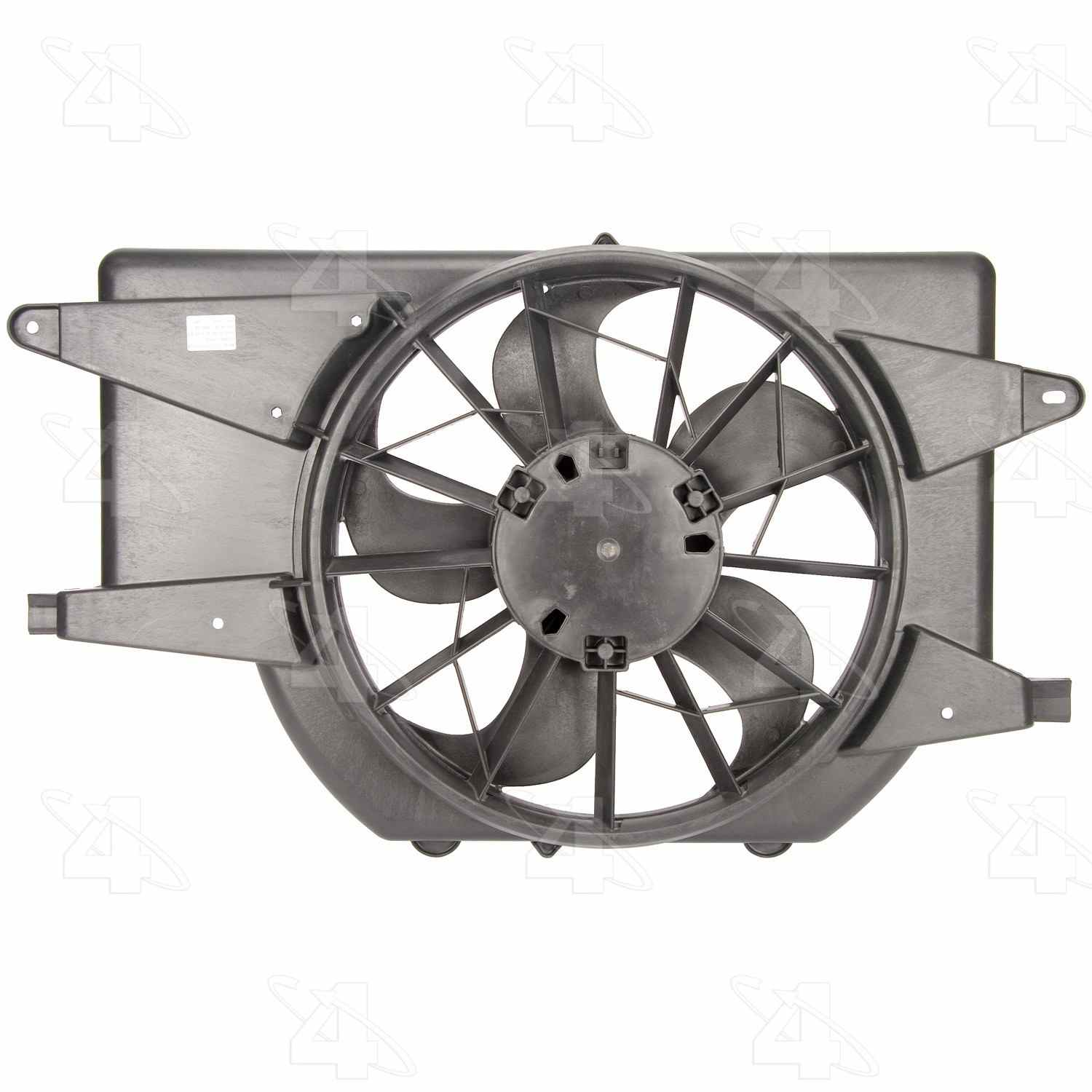 Front View of Engine Cooling Fan Assembly FOUR SEASONS 75560