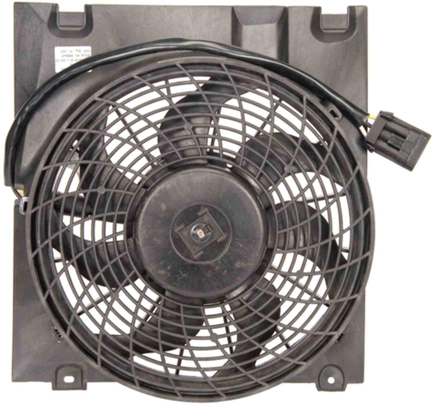 Angle View of A/C Condenser Fan Assembly FOUR SEASONS 75561