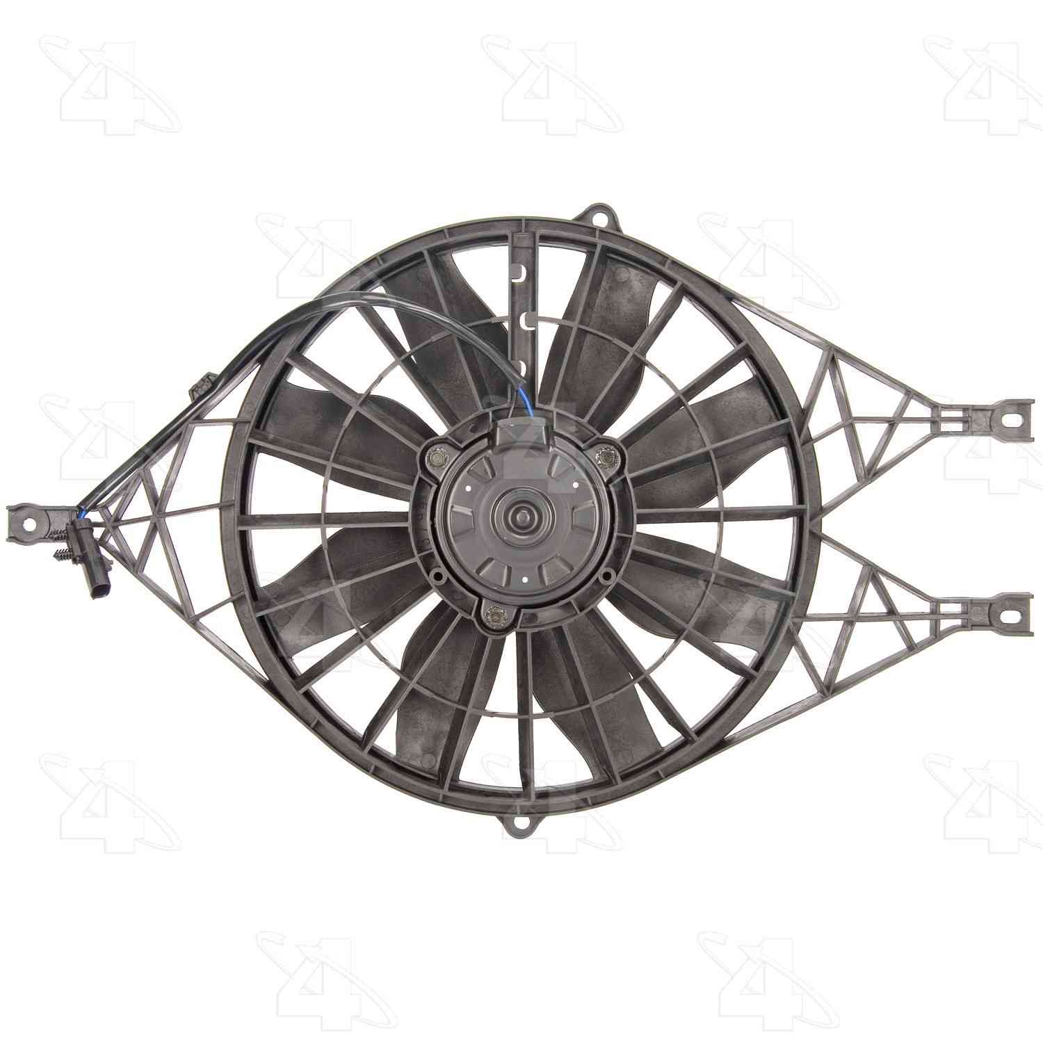 Front View of Engine Cooling Fan Assembly FOUR SEASONS 75564