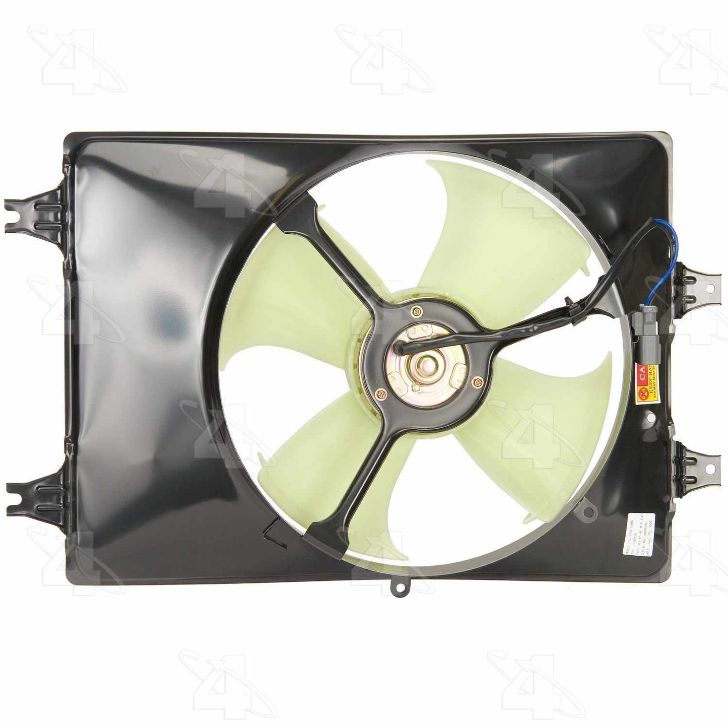 Front View of A/C Condenser Fan Assembly FOUR SEASONS 75604