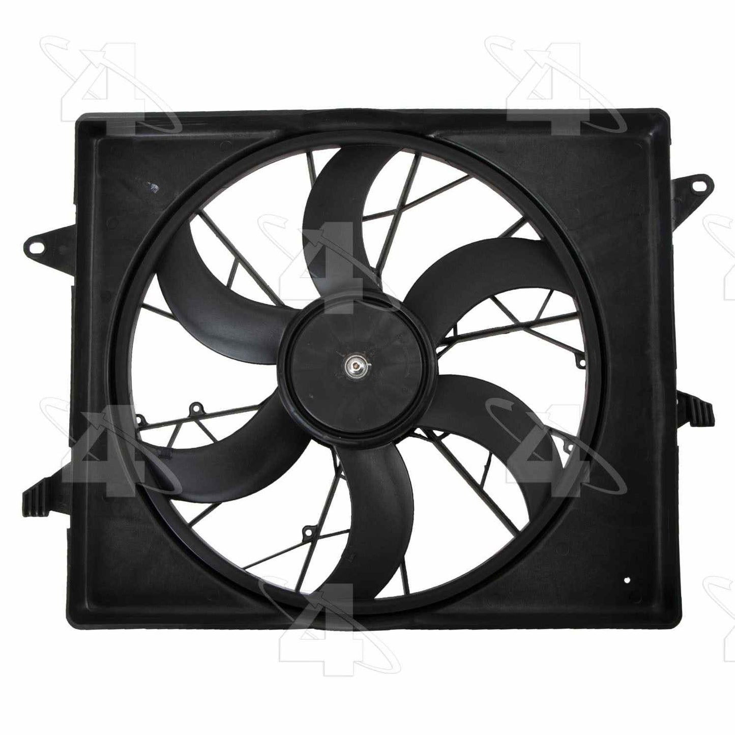 Front View of Engine Cooling Fan Assembly FOUR SEASONS 75627