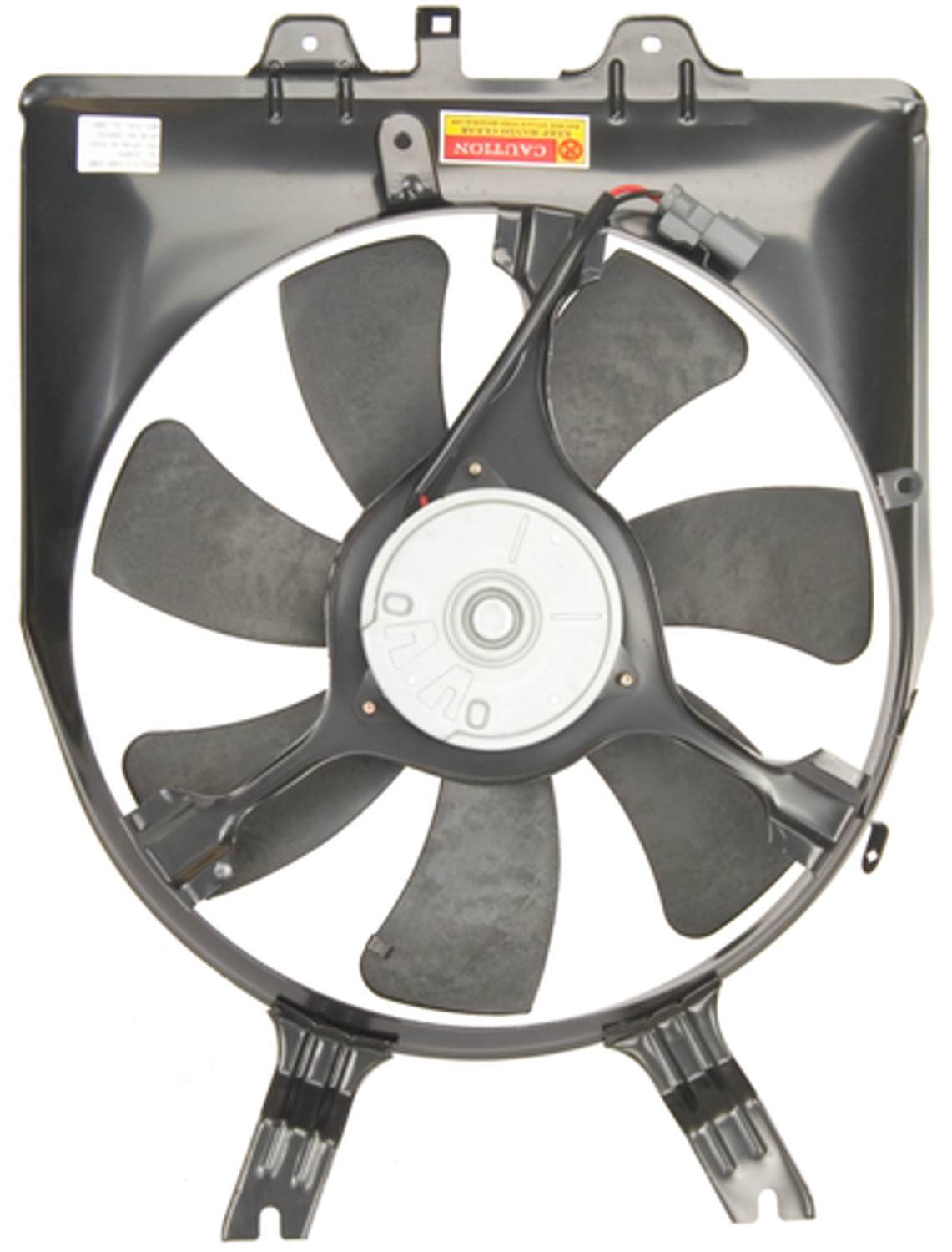 Angle View of A/C Condenser Fan Assembly FOUR SEASONS 75644