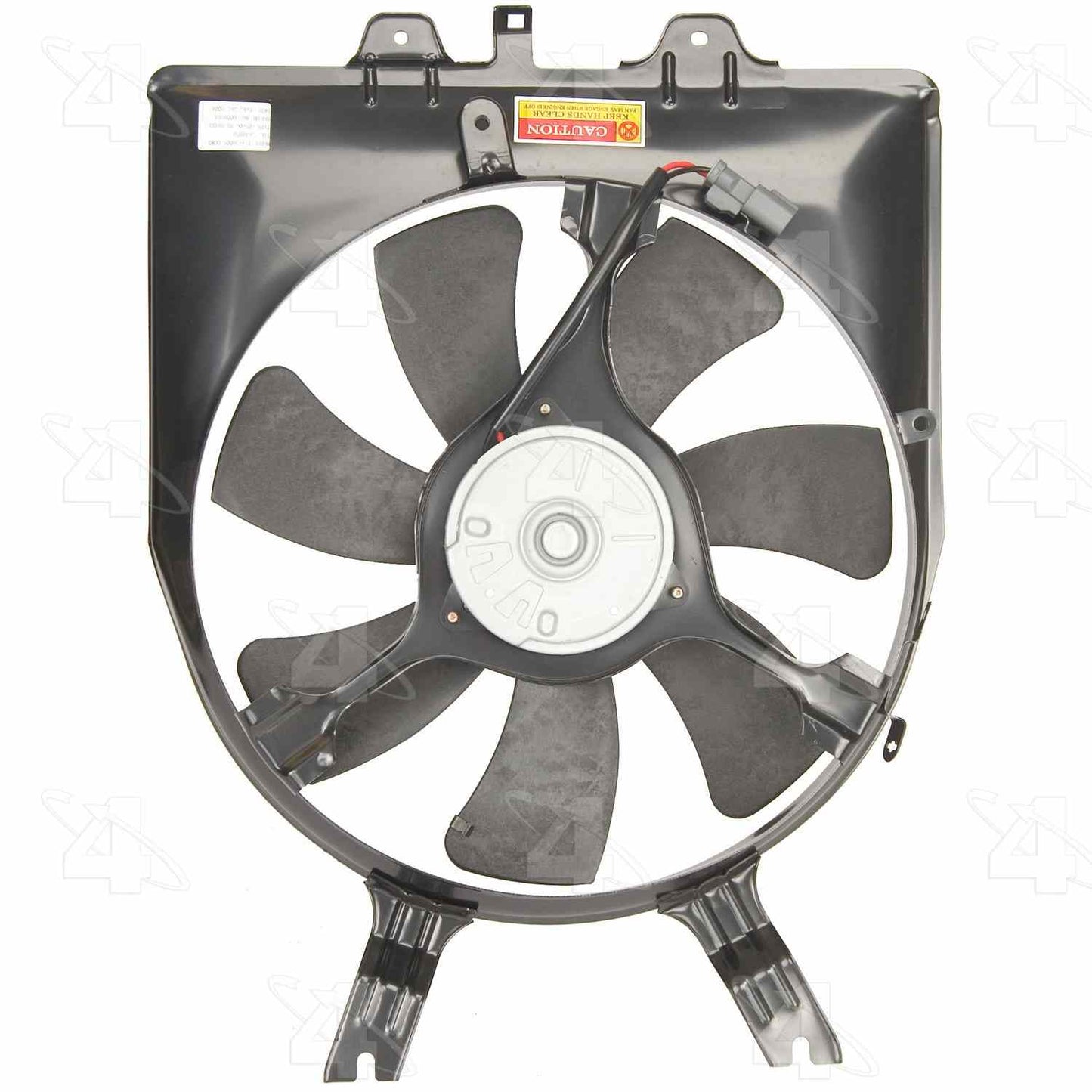 Front View of A/C Condenser Fan Assembly FOUR SEASONS 75644