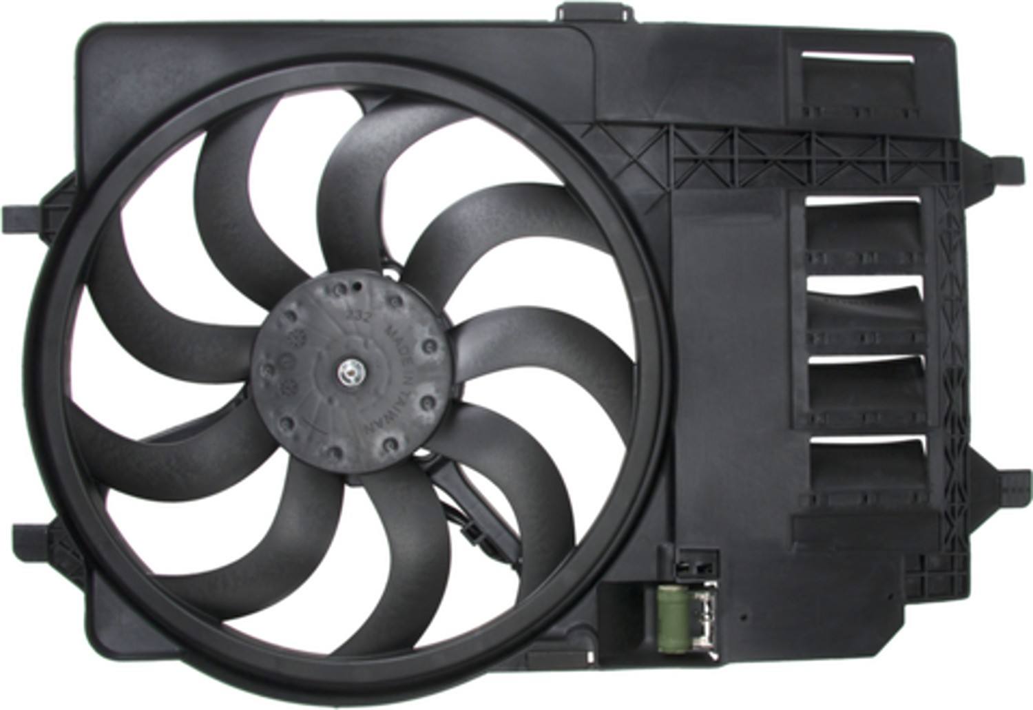 Angle View of Engine Cooling Fan Assembly FOUR SEASONS 75647