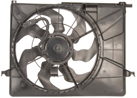 Angle View of Engine Cooling Fan Assembly FOUR SEASONS 75655