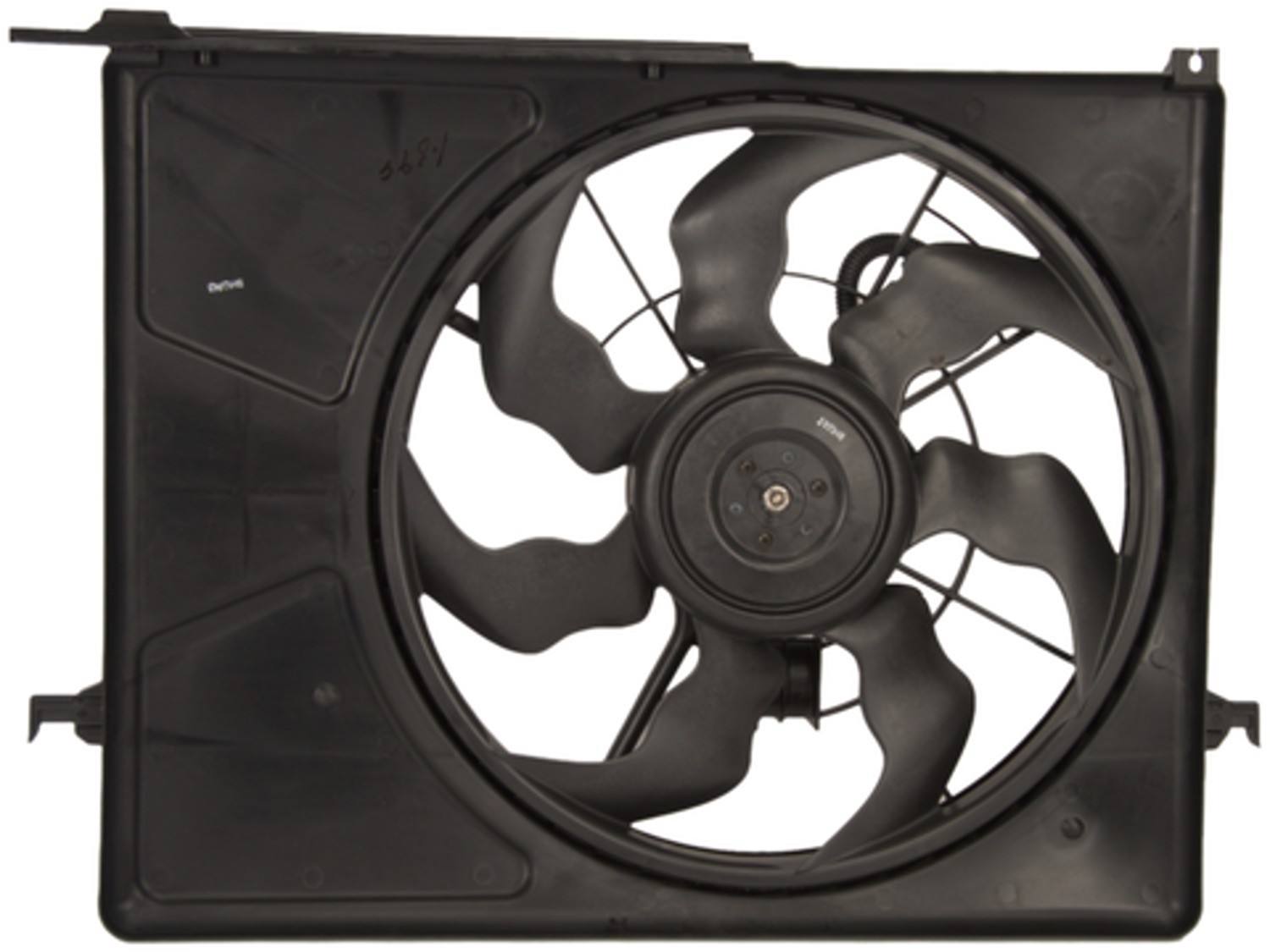 Back View of Engine Cooling Fan Assembly FOUR SEASONS 75655