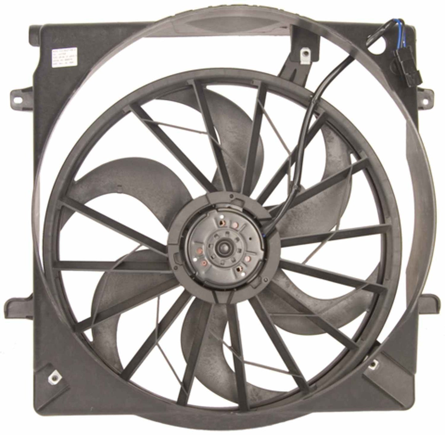 Angle View of Engine Cooling Fan Assembly FOUR SEASONS 75657