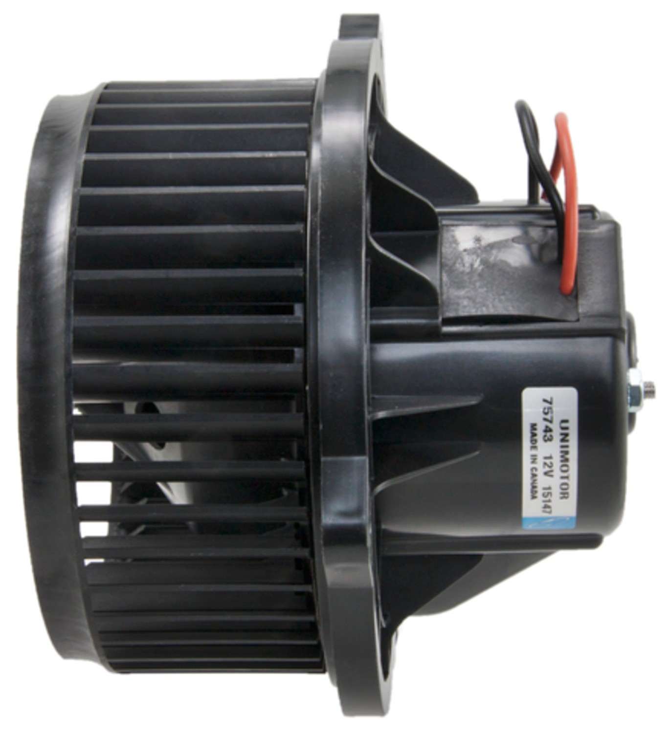 Left View of HVAC Blower Motor FOUR SEASONS 75743