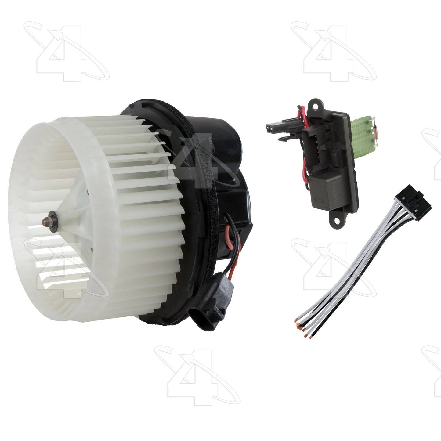 Front View of HVAC Blower Motor Kit FOUR SEASONS 75748BRK4