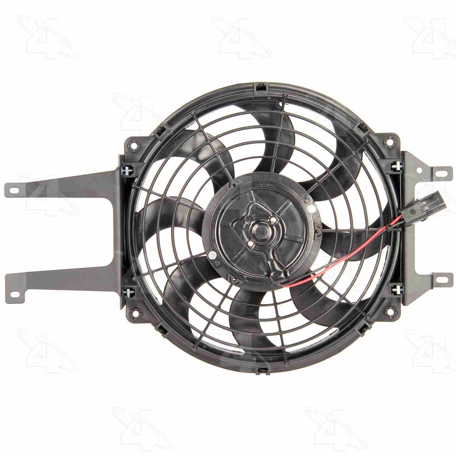 Front View of A/C Condenser Fan Assembly FOUR SEASONS 75751