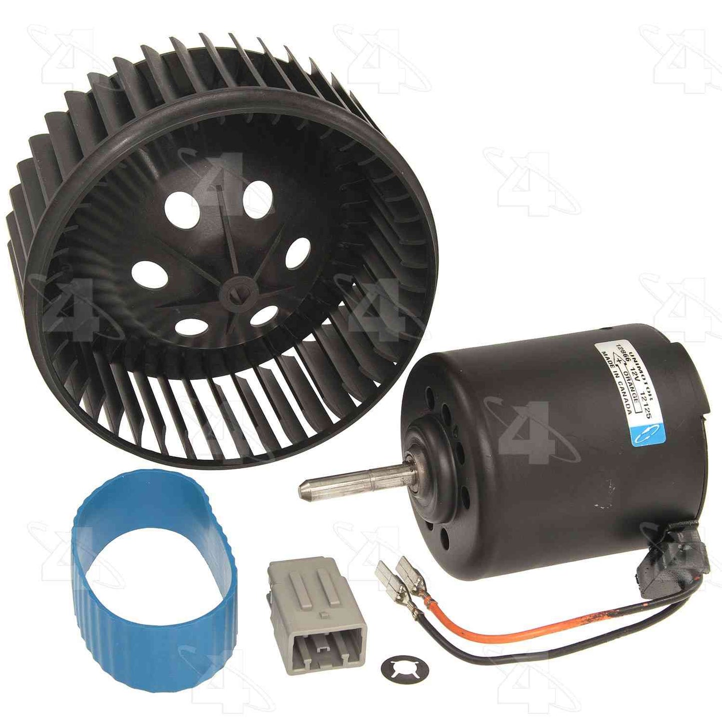 Front View of HVAC Blower Motor FOUR SEASONS 75866